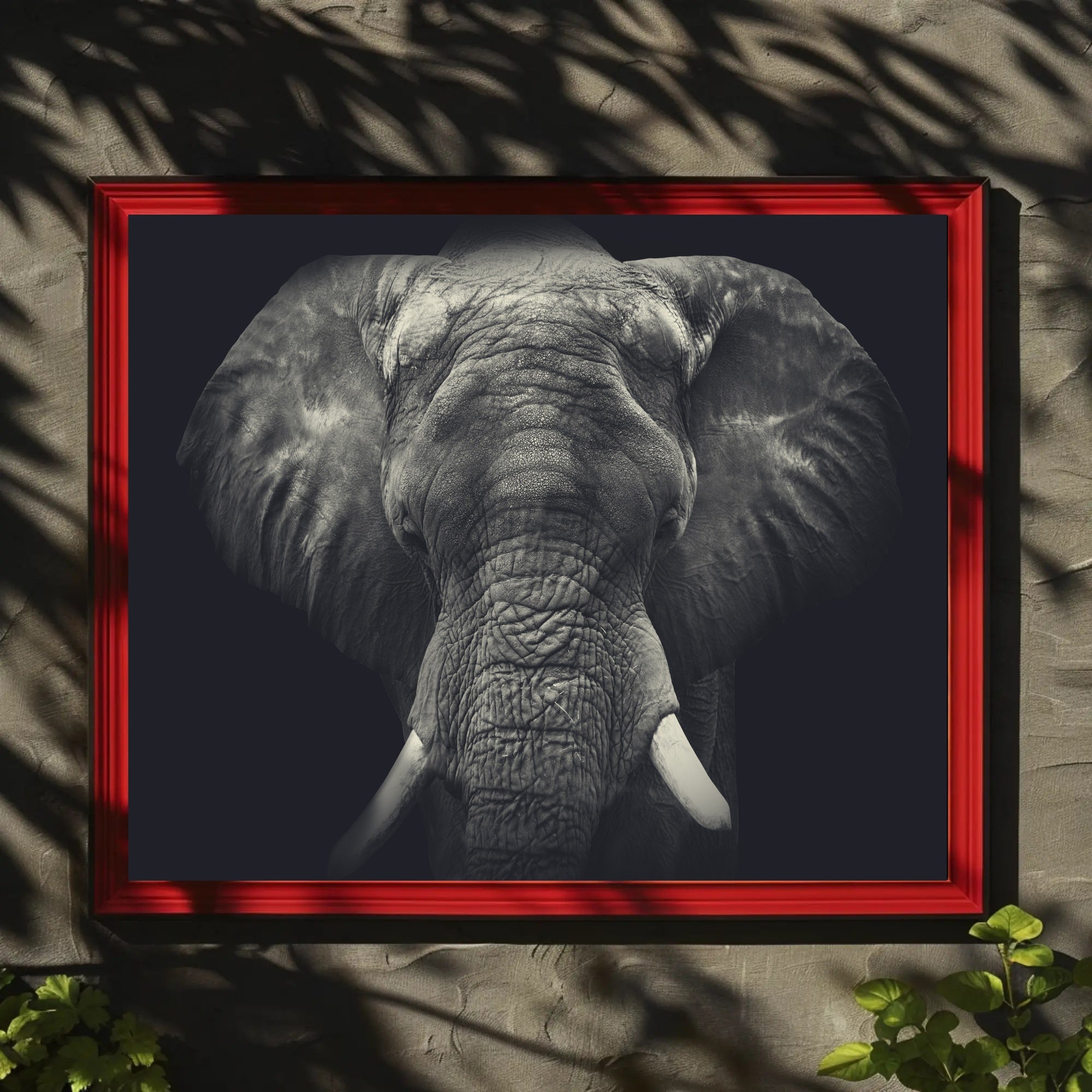 Majestic Elephant in Wild Grace - Animal Poster PosterGoat
