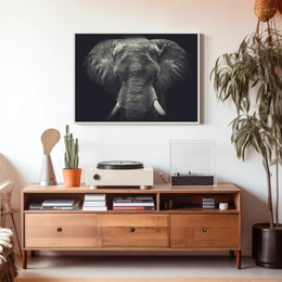 Majestic Elephant in Wild Grace - Animal Poster PosterGoat