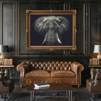 Majestic Elephant in Wild Grace - Animal Poster PosterGoat