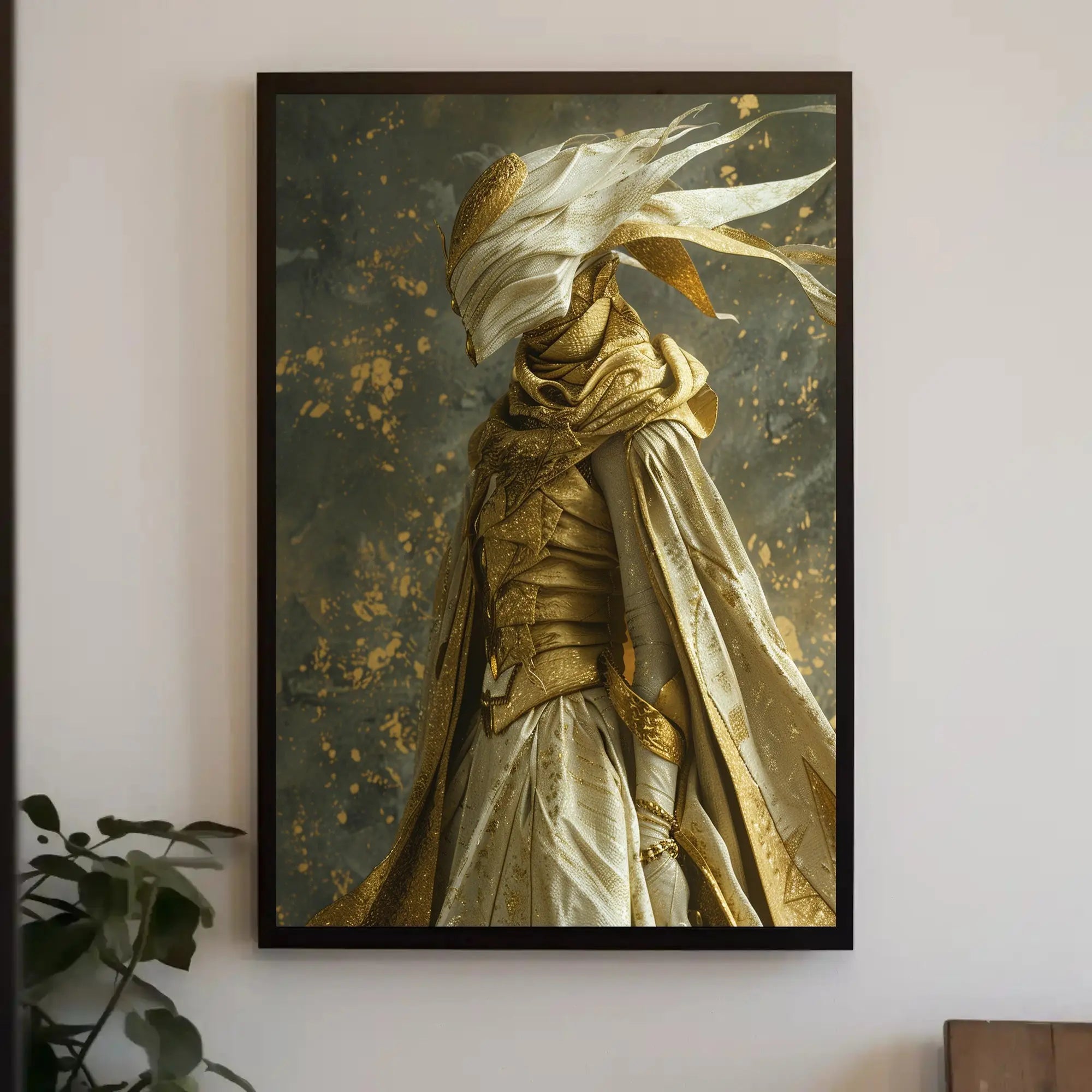 Majestic Fantasy Deity Abstract, Artistic, or Pop Culture Poster PosterGoat