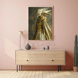 Majestic Fantasy Deity Abstract, Artistic, or Pop Culture Poster PosterGoat
