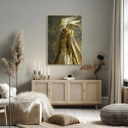 Majestic Fantasy Deity Abstract, Artistic, or Pop Culture Poster PosterGoat