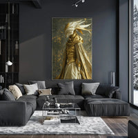 Majestic Fantasy Deity Abstract, Artistic, or Pop Culture Poster PosterGoat