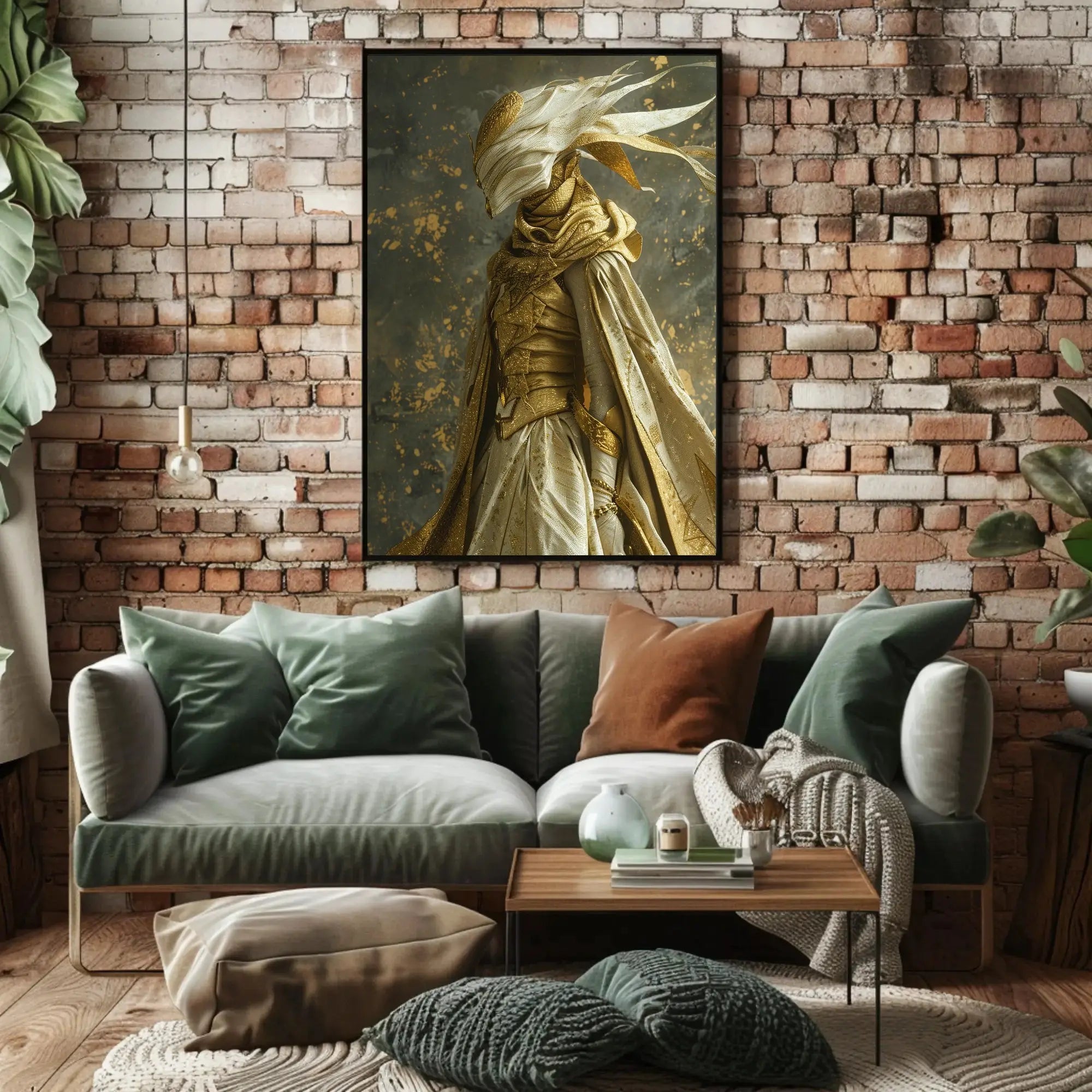 Majestic Fantasy Deity Abstract, Artistic, or Pop Culture Poster PosterGoat