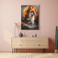 Majestic Fox in Nature Artistic Animal Poster PosterGoat
