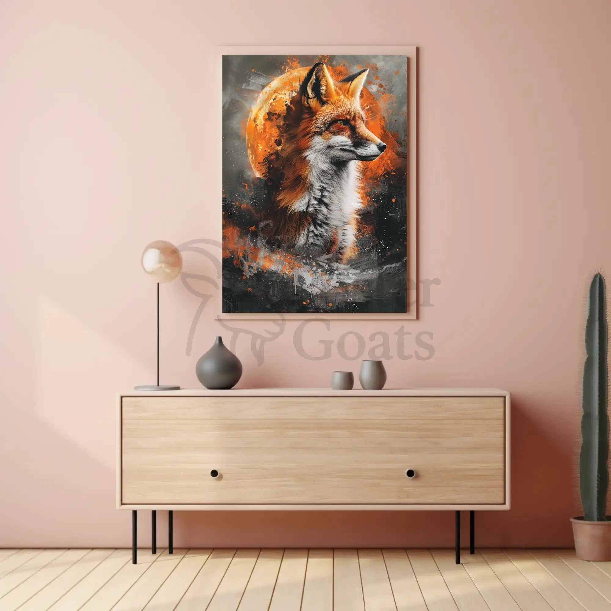 Majestic Fox in Nature Artistic Animal Poster PosterGoat