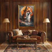 Majestic Fox in Nature Artistic Animal Poster PosterGoat