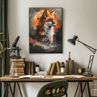 Majestic Fox in Nature Artistic Animal Poster PosterGoat