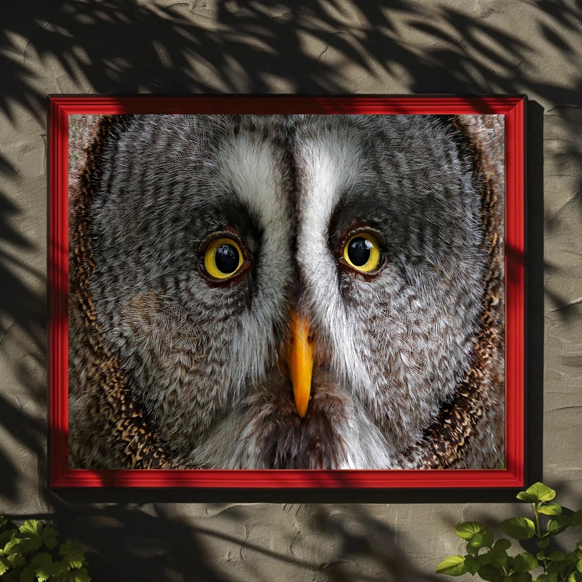 Majestic Great Grey Owl Wildlife Animal Poster PosterGoat
