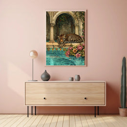 Majestic Leopard by Ornate Archway Animal Poster PosterGoat