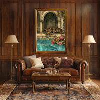 Majestic Leopard by Ornate Archway Animal Poster PosterGoat