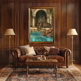 Majestic Leopard by Ornate Archway Animal Poster PosterGoat