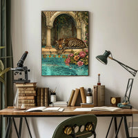 Majestic Leopard by Ornate Archway Animal Poster PosterGoat