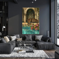Majestic Leopard by Ornate Archway Animal Poster PosterGoat