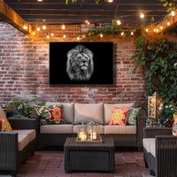 Majestic Lion Art Print: Powerful Symbol of Wilderness - Animal Poster PosterGoat