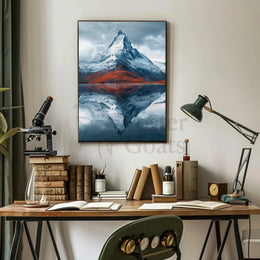 Majestic Matterhorn Reflection Artistry National Park Poster PosterGoat