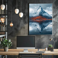 Majestic Matterhorn Reflection Artistry National Park Poster PosterGoat