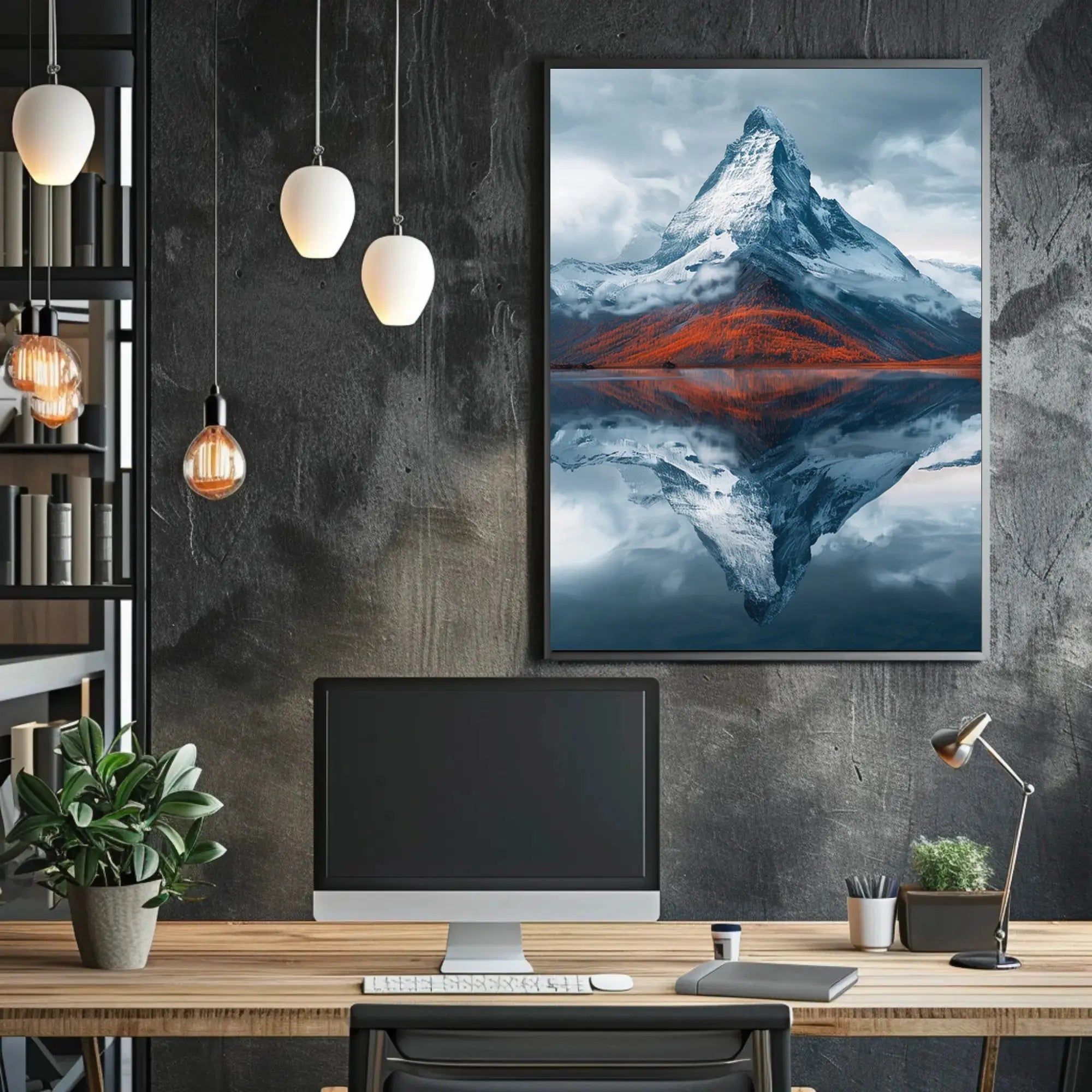 Majestic Matterhorn Reflection Artistry National Park Poster PosterGoat