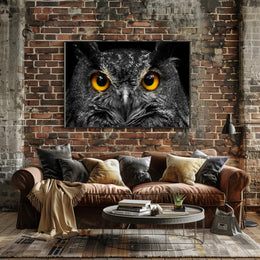 Majestic Nocturnal Owl – Animal Poster PosterGoat