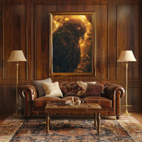 Majestic Owl in Mystical Forest Animal Poster PosterGoat