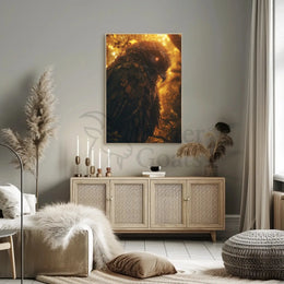 Majestic Owl in Mystical Forest Animal Poster PosterGoat