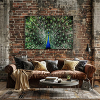 Majestic Peacock Illustrative Masterpiece Animal Poster PosterGoat
