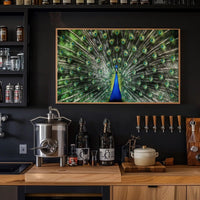 Majestic Peacock Illustrative Masterpiece Animal Poster PosterGoat