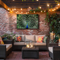 Majestic Peacock Illustrative Masterpiece Animal Poster PosterGoat