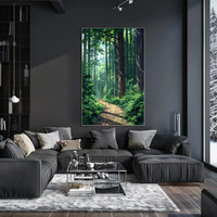 Majestic Sequoia in California's Scenic Redwood National Park Poster PosterGoat