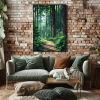 Majestic Sequoia in California's Scenic Redwood National Park Poster PosterGoat
