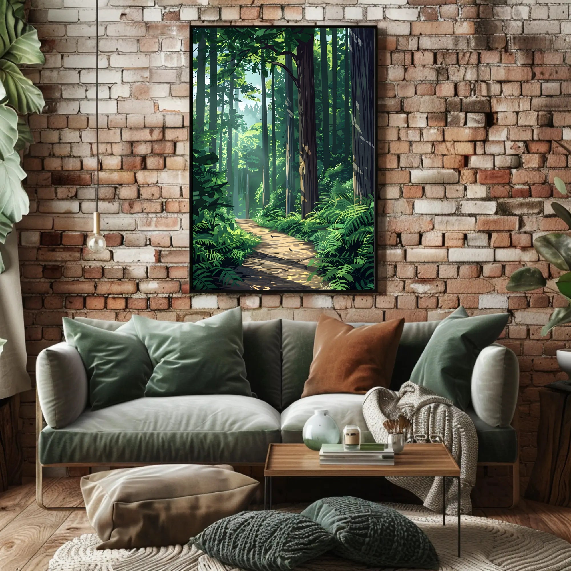 Majestic Sequoia in California's Scenic Redwood National Park Poster PosterGoat