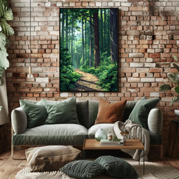 Majestic Sequoia in California's Scenic Redwood National Park Poster PosterGoat