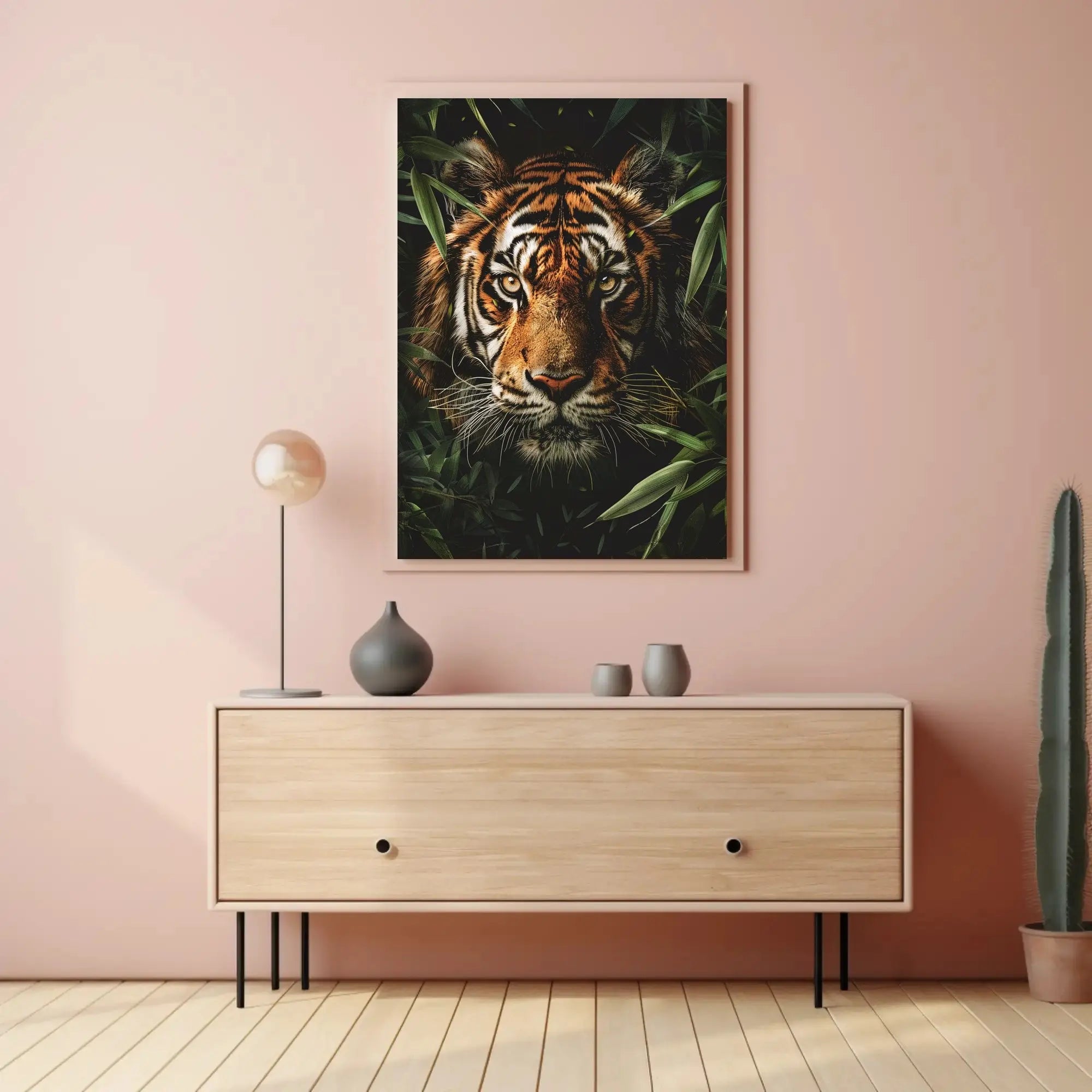 Majestic Tiger In Jungle Wildlife Animal Poster PosterGoat