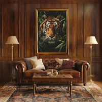 Majestic Tiger In Jungle Wildlife Animal Poster PosterGoat