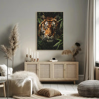 Majestic Tiger In Jungle Wildlife Animal Poster PosterGoat