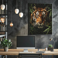 Majestic Tiger In Jungle Wildlife Animal Poster PosterGoat
