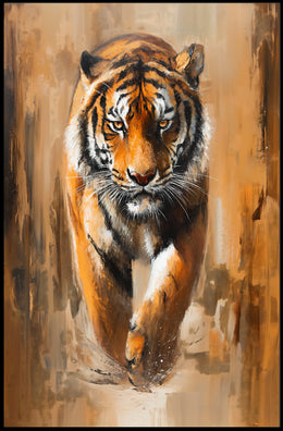 Majestic Tiger Photorealism Animal Poster PosterGoat