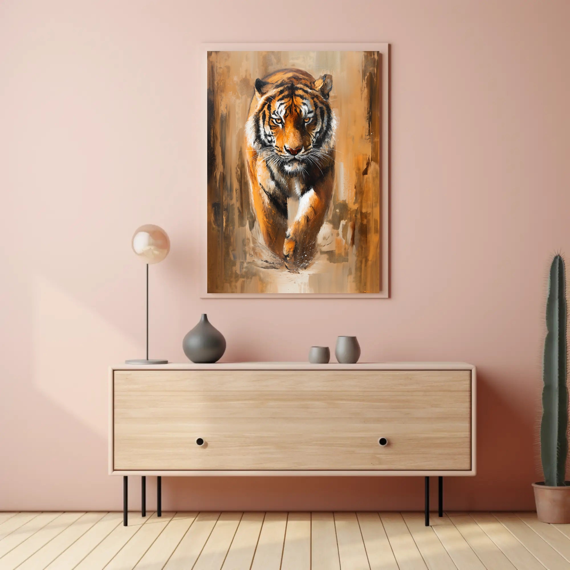 Majestic Tiger Photorealism Animal Poster PosterGoat