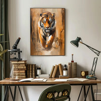 Majestic Tiger Photorealism Animal Poster PosterGoat