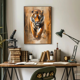 Majestic Tiger Photorealism Animal Poster PosterGoat