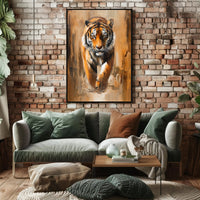 Majestic Tiger Photorealism Animal Poster PosterGoat