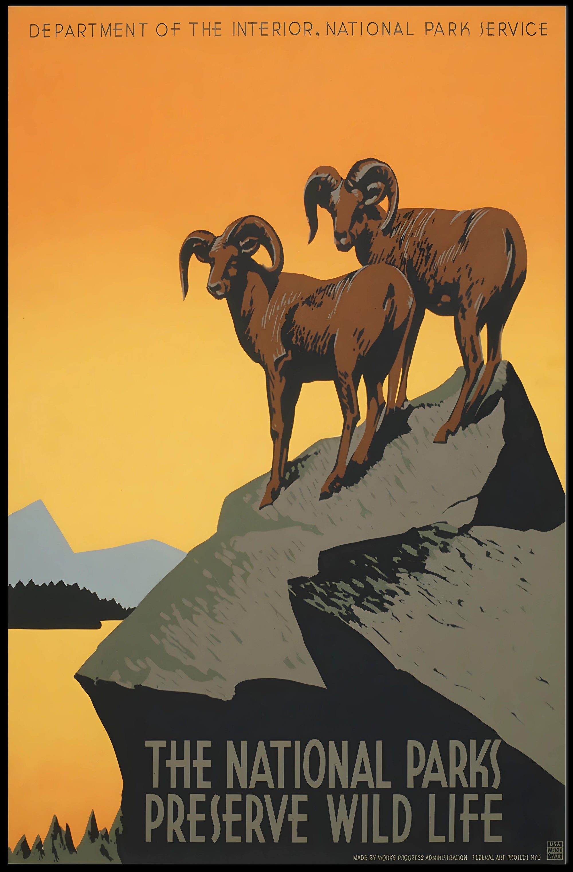 Majestic Wilderness National Park Poster PosterGoat