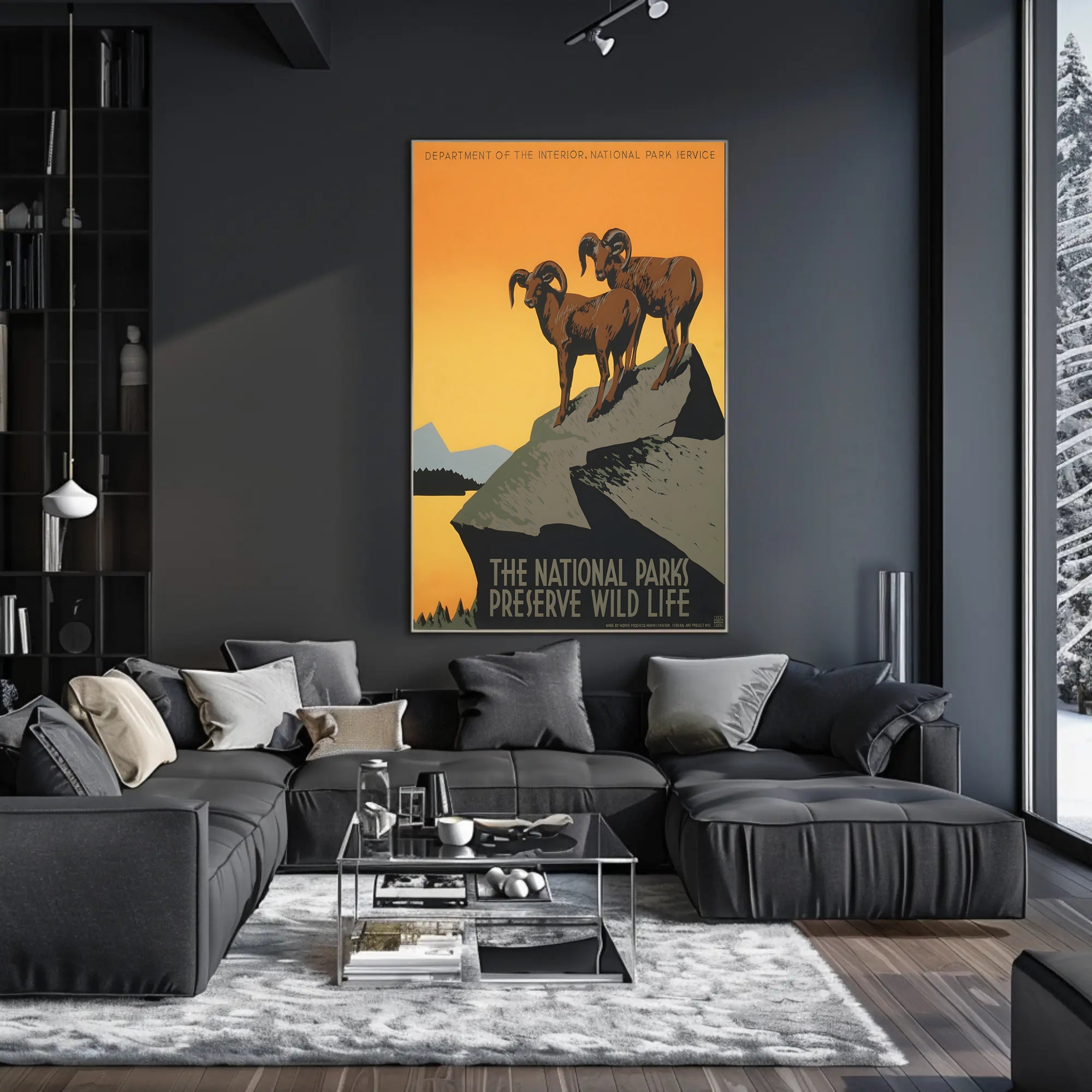 Majestic Wilderness National Park Poster PosterGoat