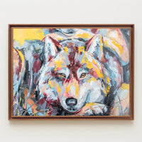Majestic Wolf Portrait in Close-Up Animal Poster PosterGoat