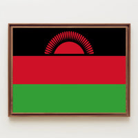 Malawi Flag Art: National Symbolism and Pride Country Flag Poster PosterGoat