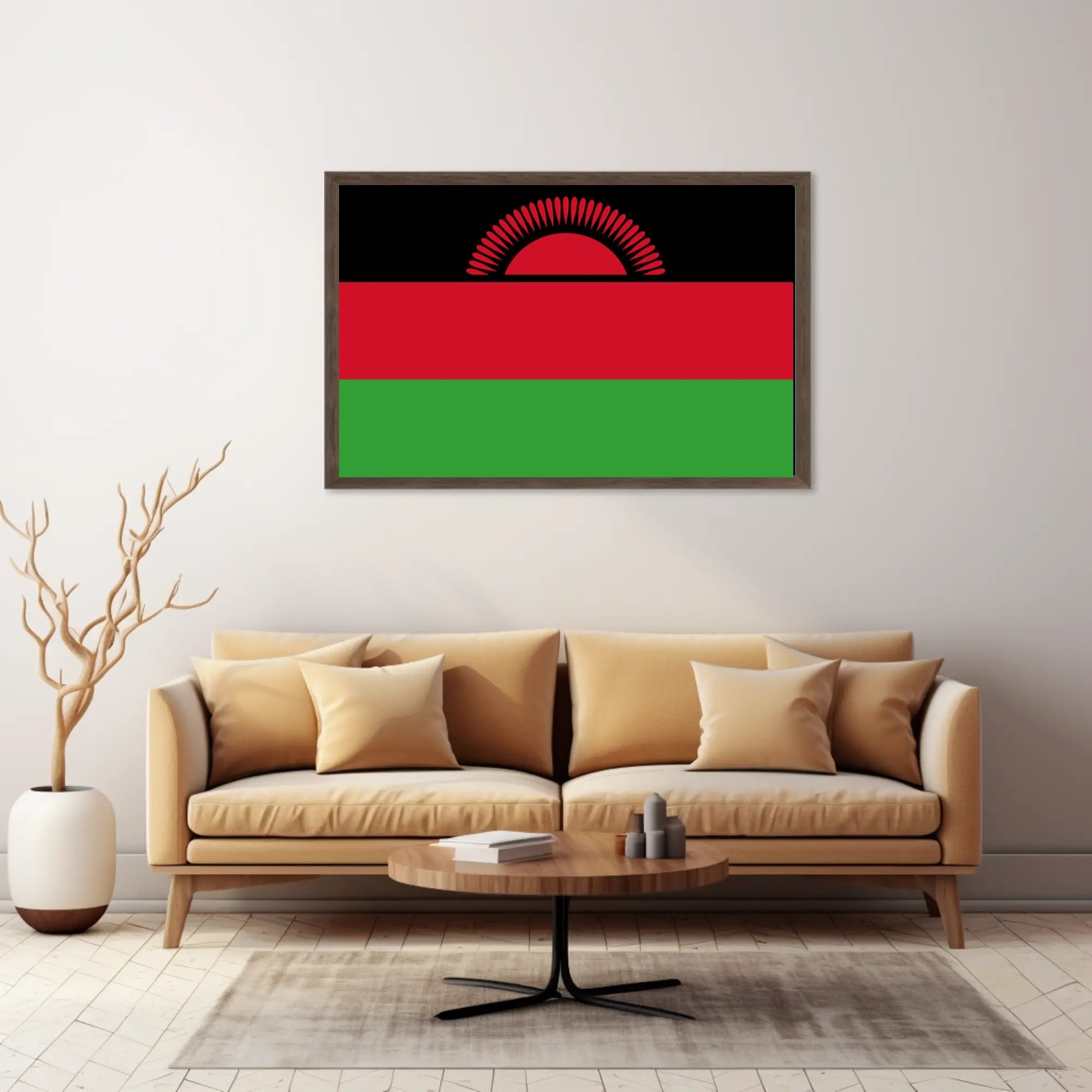 Malawi Flag Art: National Symbolism and Pride Country Flag Poster PosterGoat