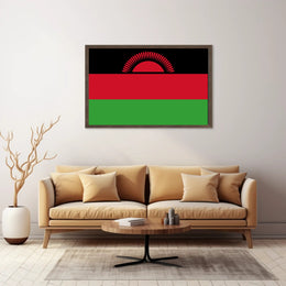 Malawi Flag Art: National Symbolism and Pride Country Flag Poster PosterGoat