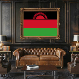 Malawi Flag Art: National Symbolism and Pride Country Flag Poster PosterGoat