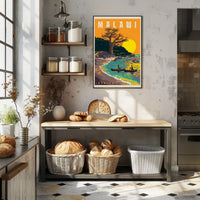 Malawi Lakeside Serenity Vintage Travel Poster PosterGoat