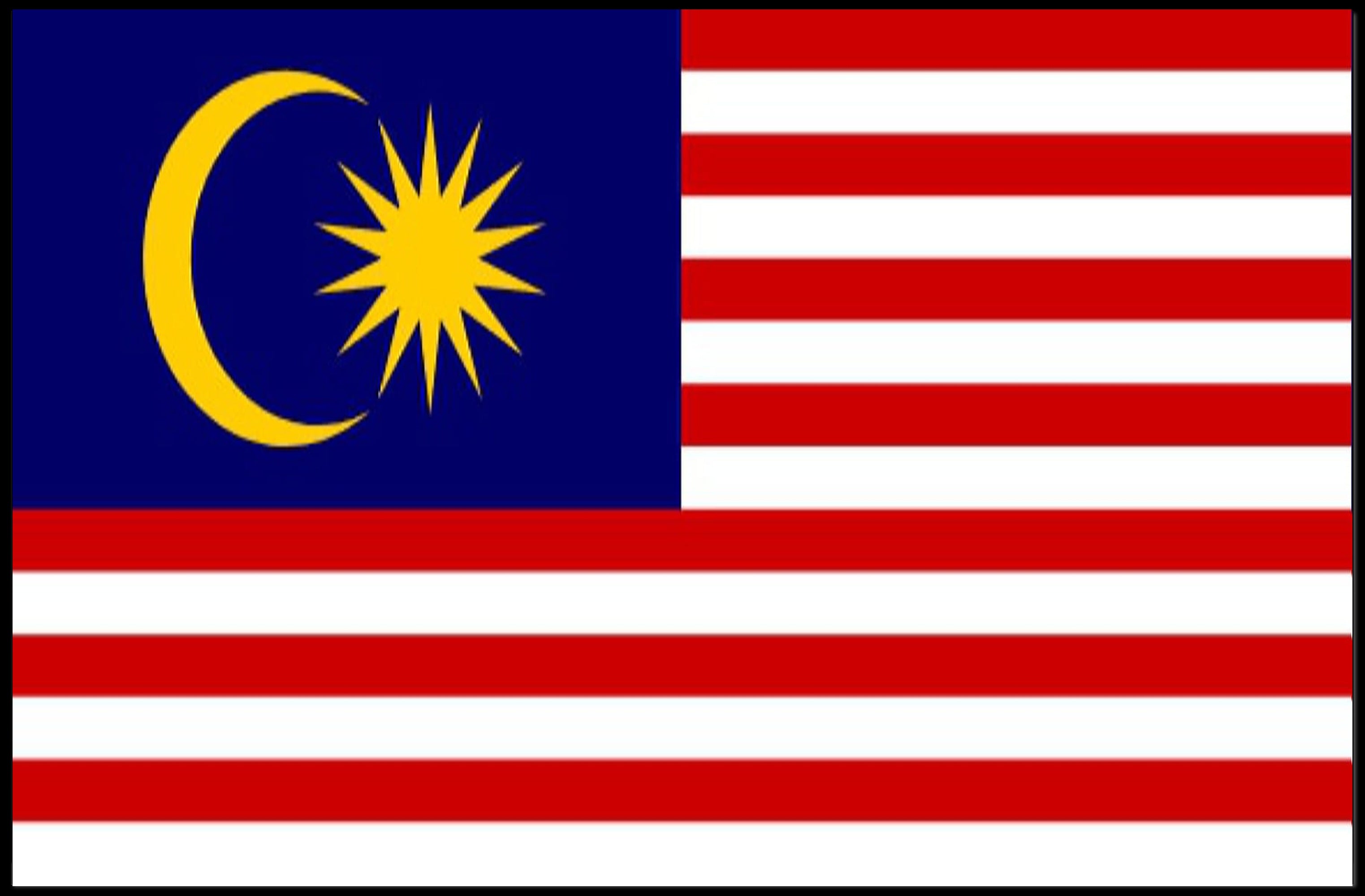 Malaysian Unity Flag Print for Country Flag Poster PosterGoat